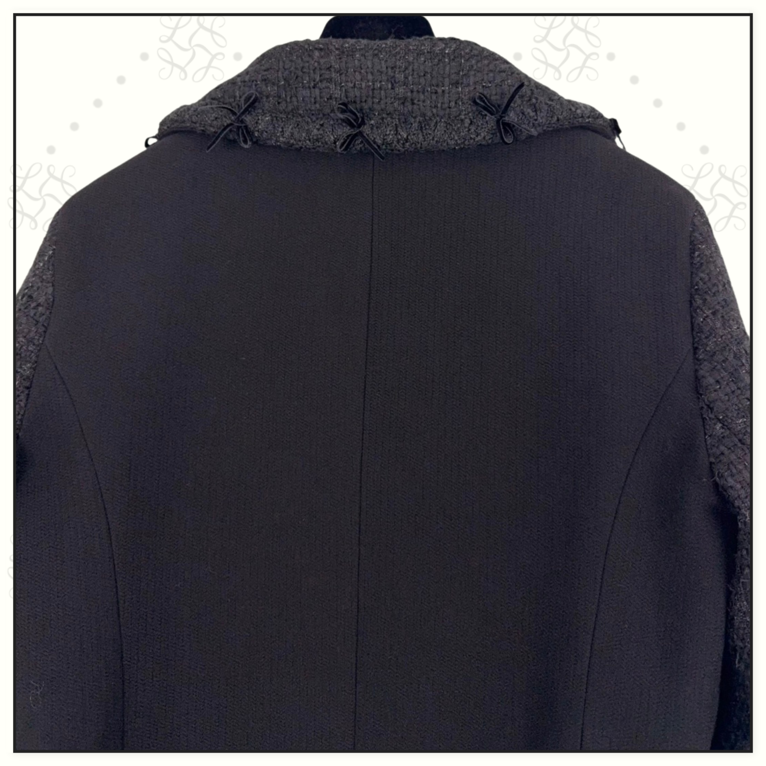 TWEED & WOOL CREPE JACKET