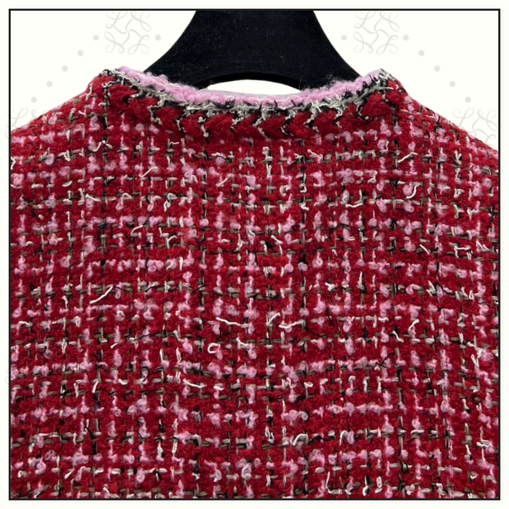 WOOL BLEND TWEED JACKET & SKIRT