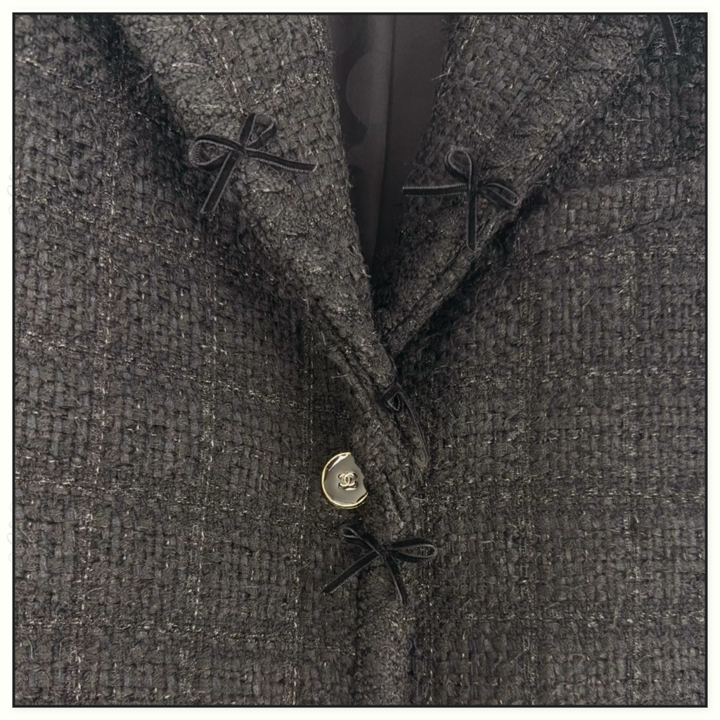 TWEED & WOOL CREPE JACKET