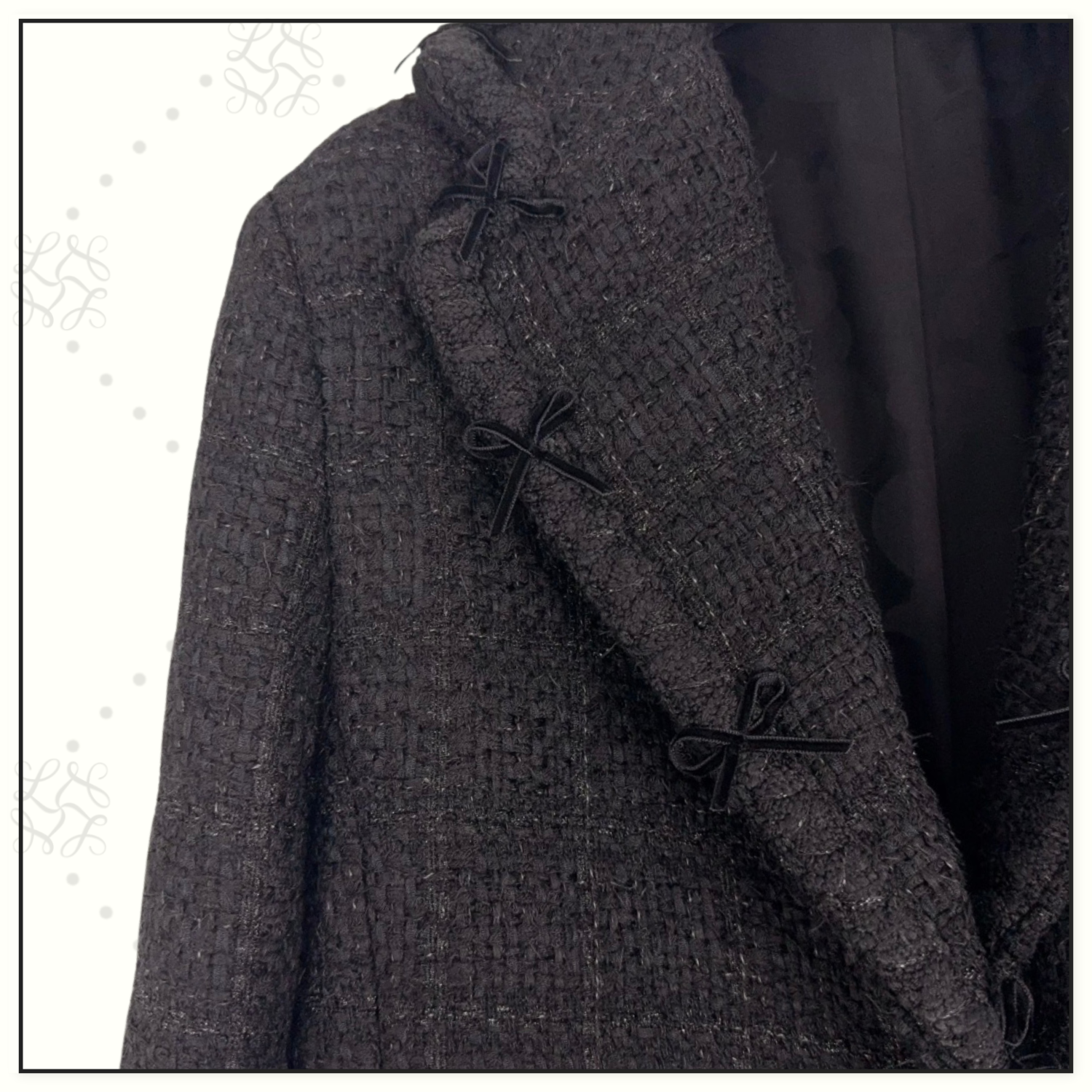 TWEED & WOOL CREPE JACKET
