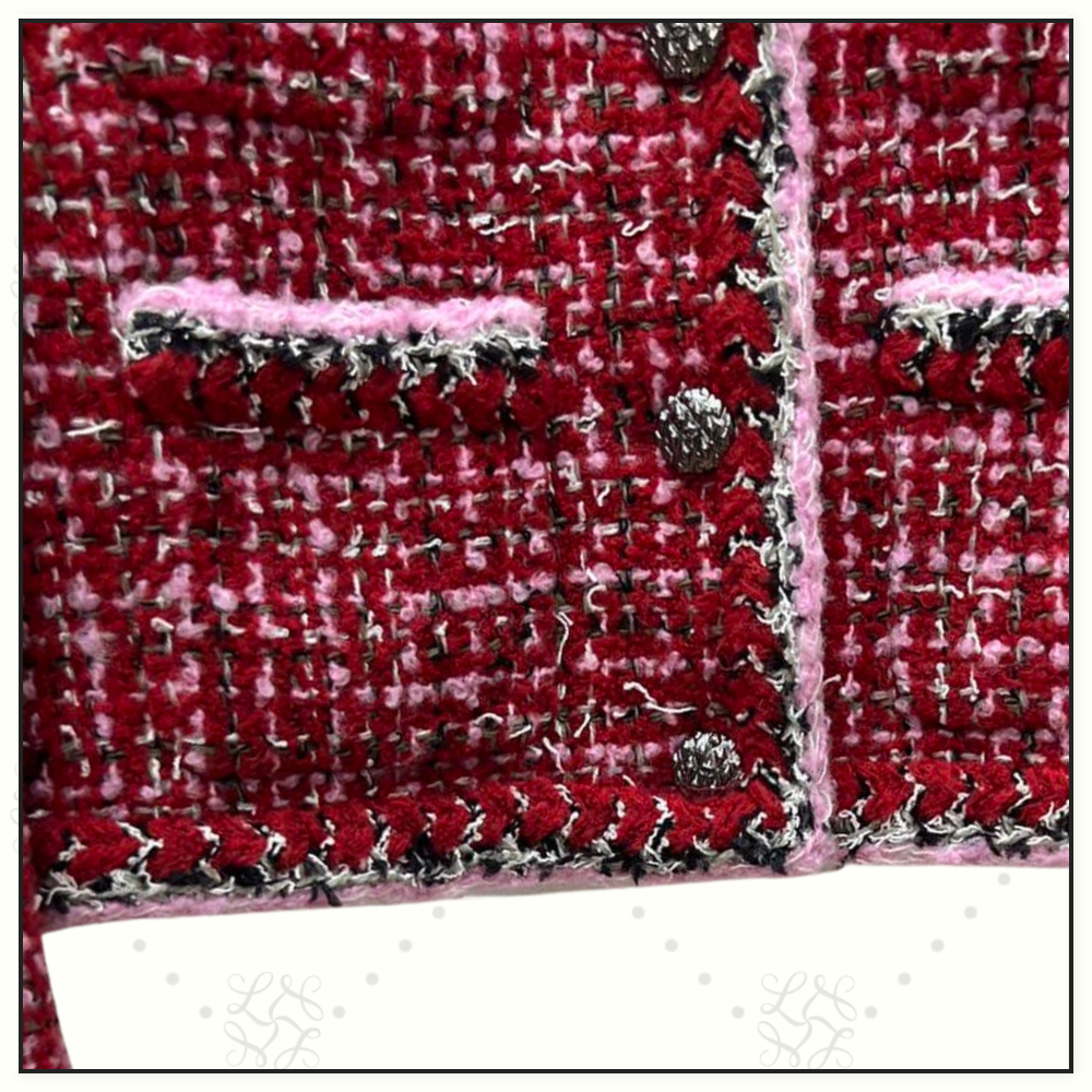 WOOL BLEND TWEED JACKET & SKIRT