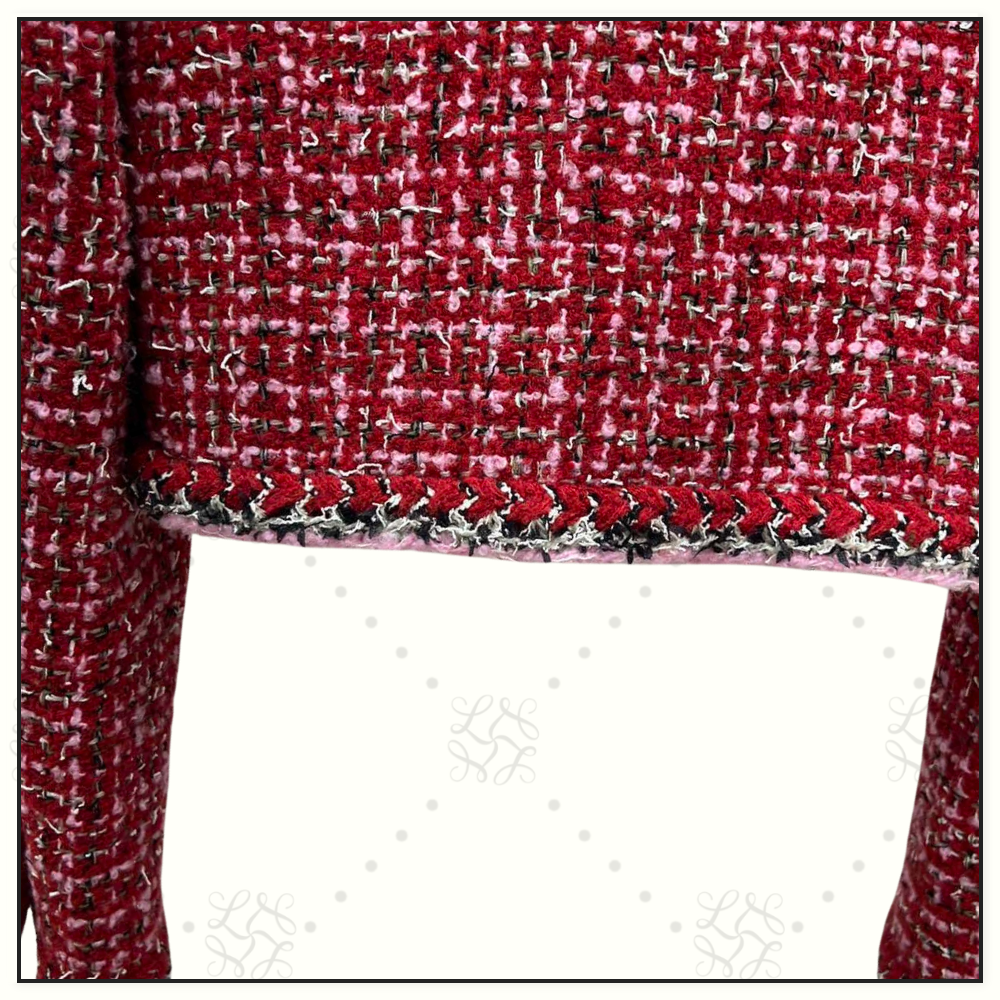 WOOL BLEND TWEED JACKET & SKIRT