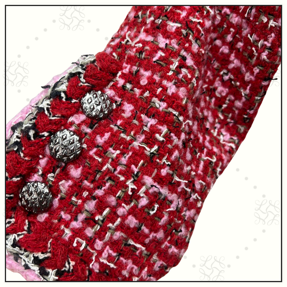 WOOL BLEND TWEED JACKET & SKIRT