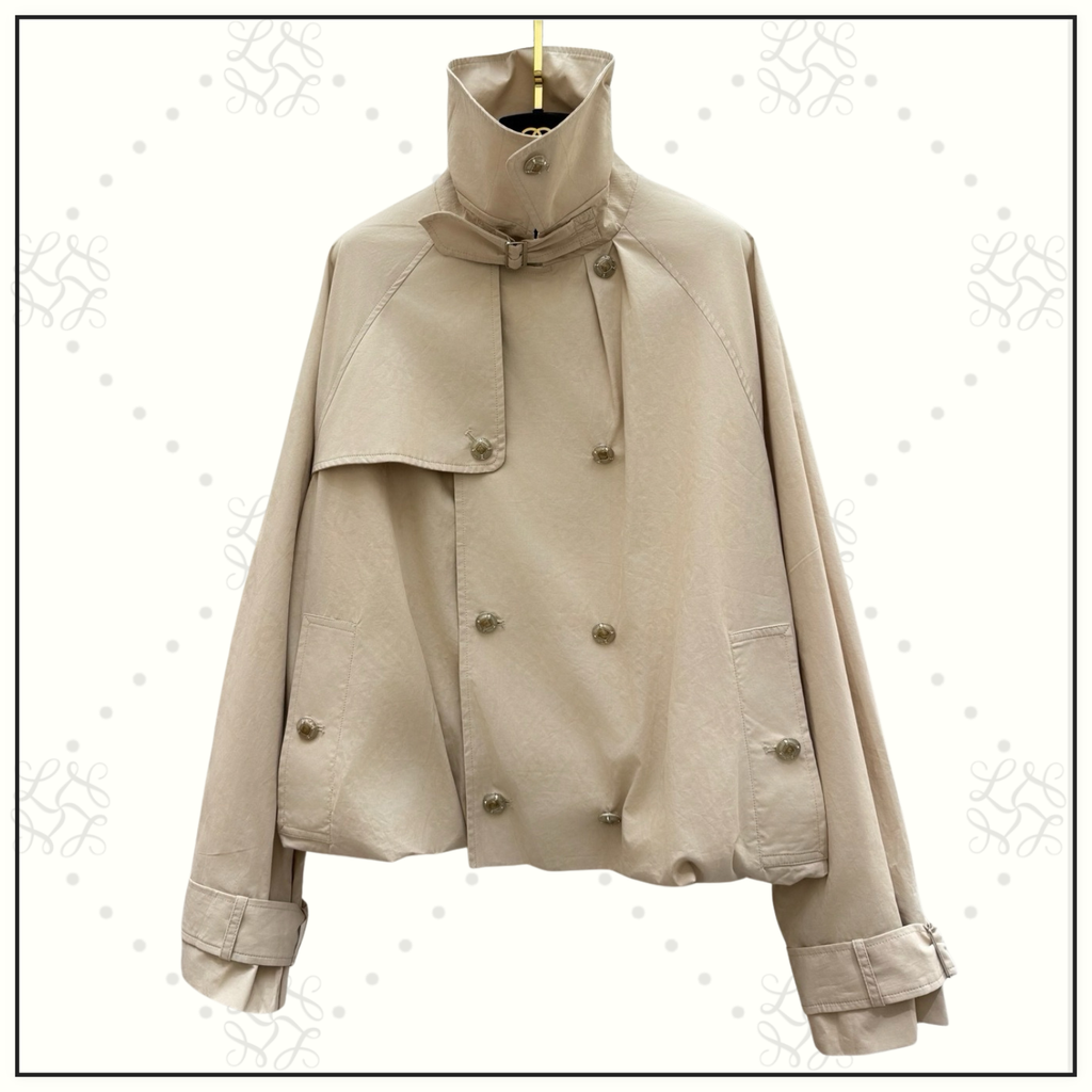 SHORT TRENCH COAT