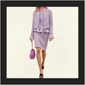 SEQUIN TWEED JACKET & SKIRT