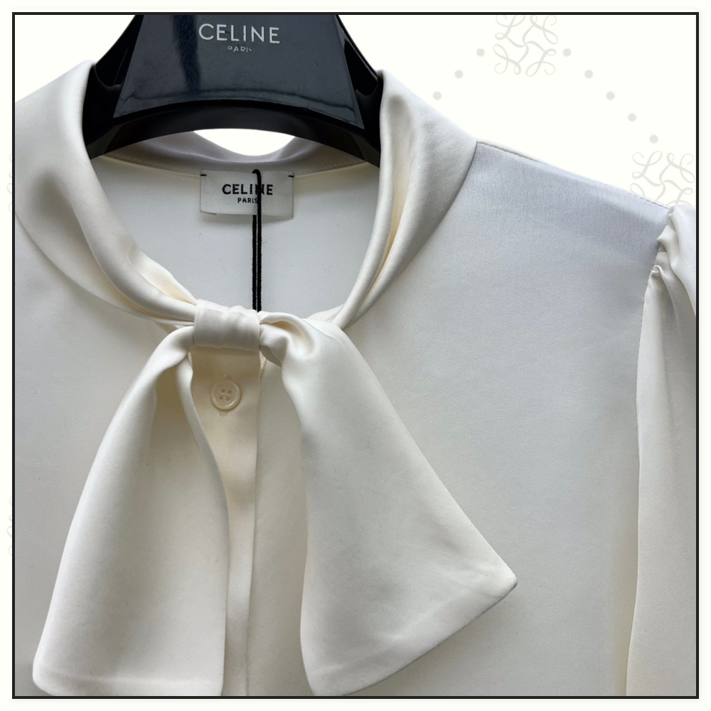 LAVALLIERE NECKTIE BLOUSE