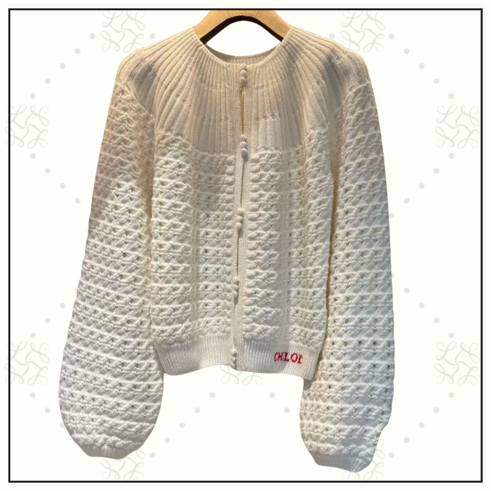 WOOL CASHMERE KNIT CARDIGAN