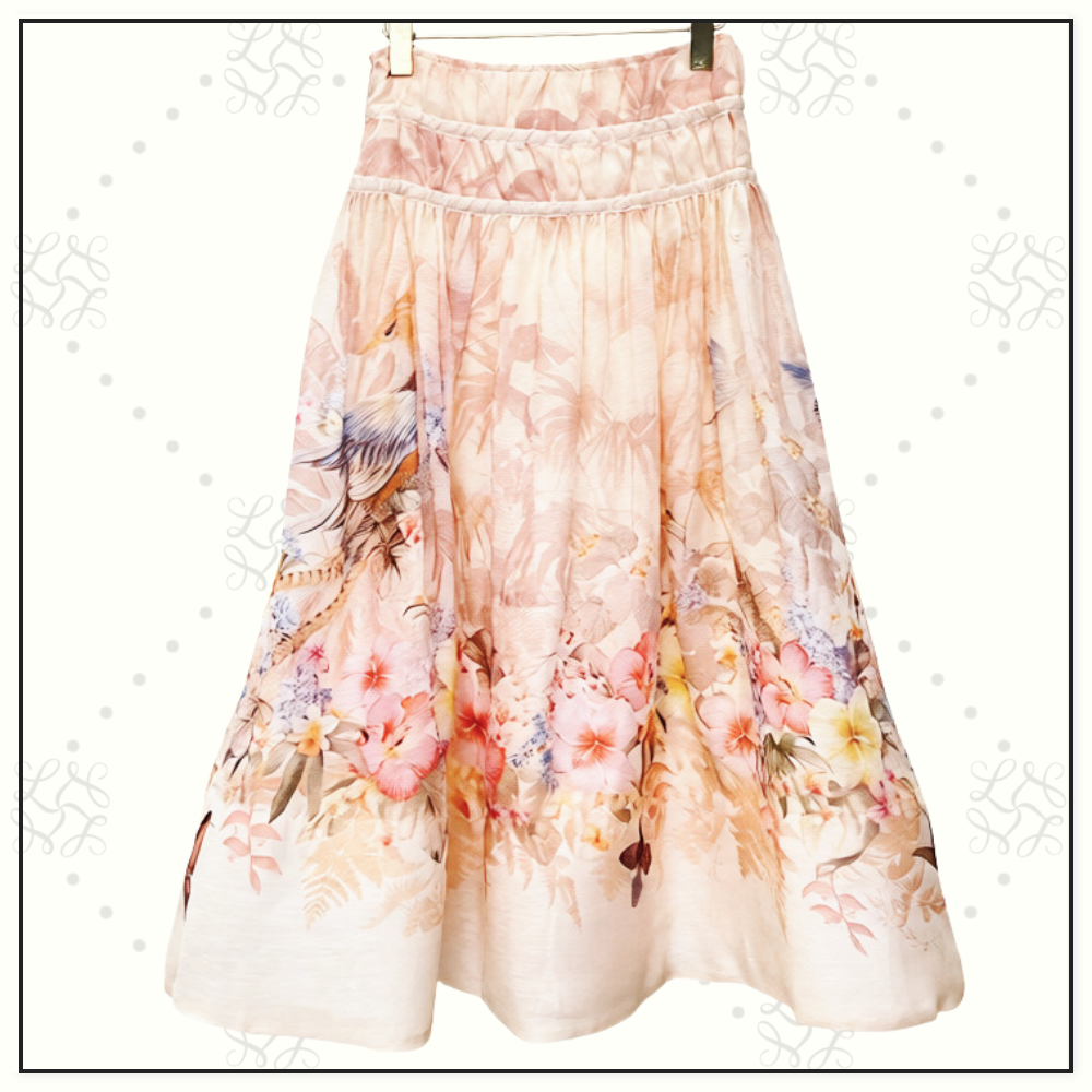 ILLUMINATE DRAWN BLOUSE & MAXI SKIRT