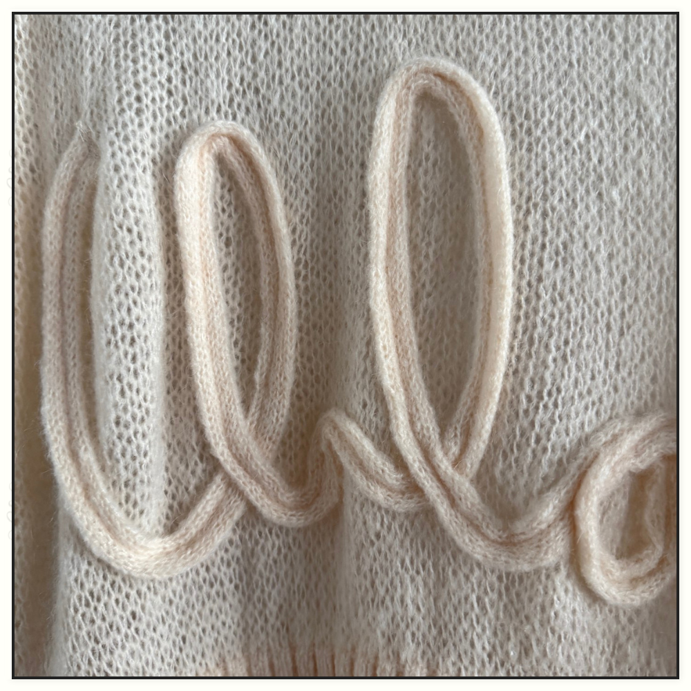 ALPACA WOOL SILK KNIT SWEATER