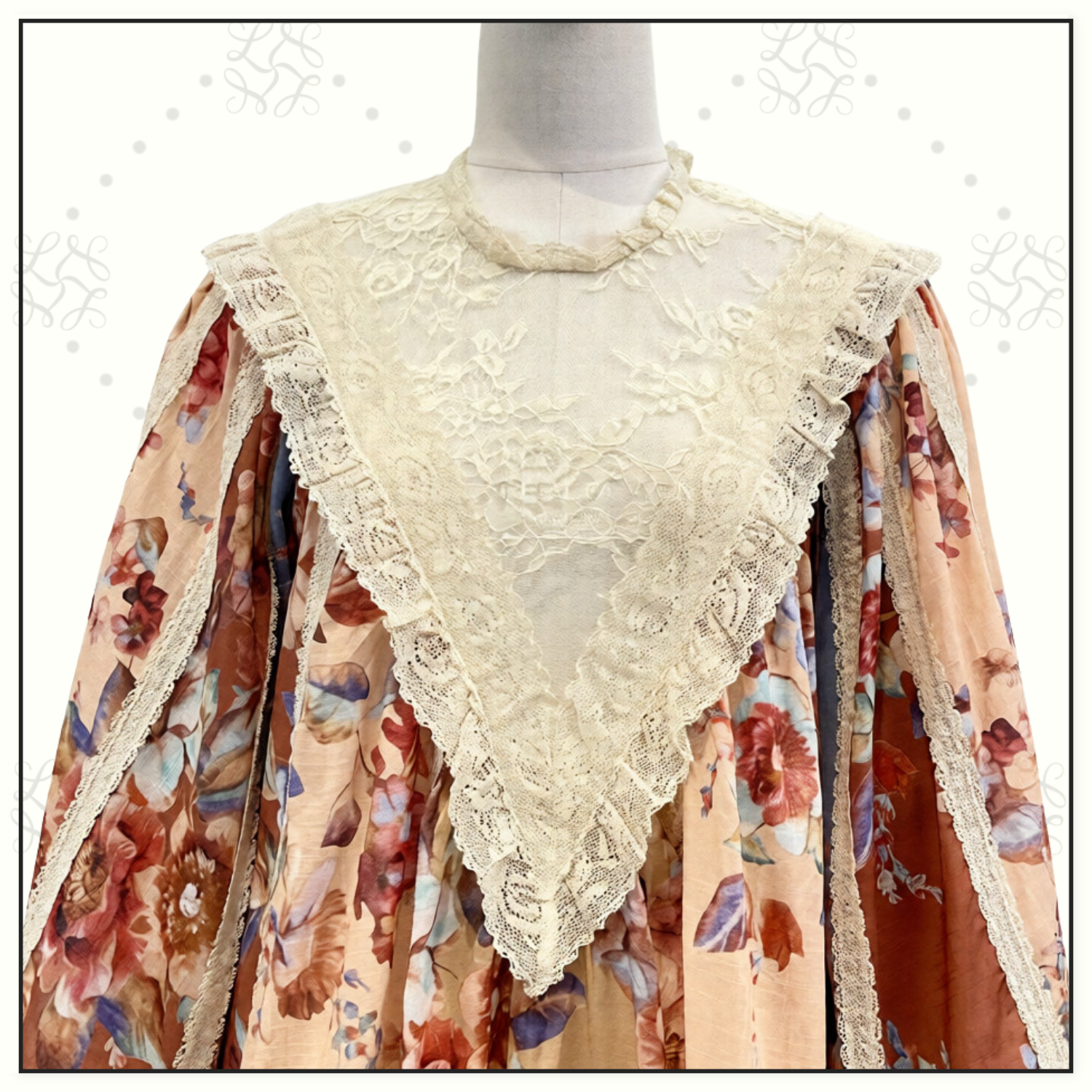 AWAKEN LACE TRIM BLOUSE