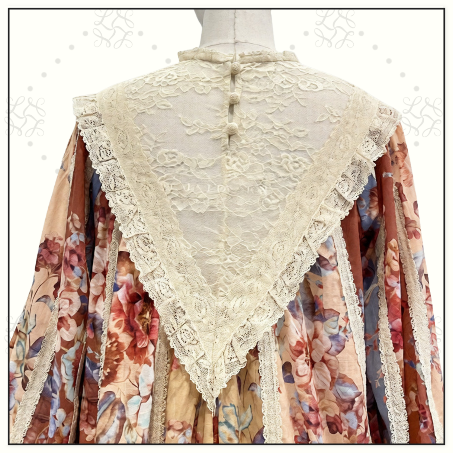 AWAKEN LACE TRIM BLOUSE