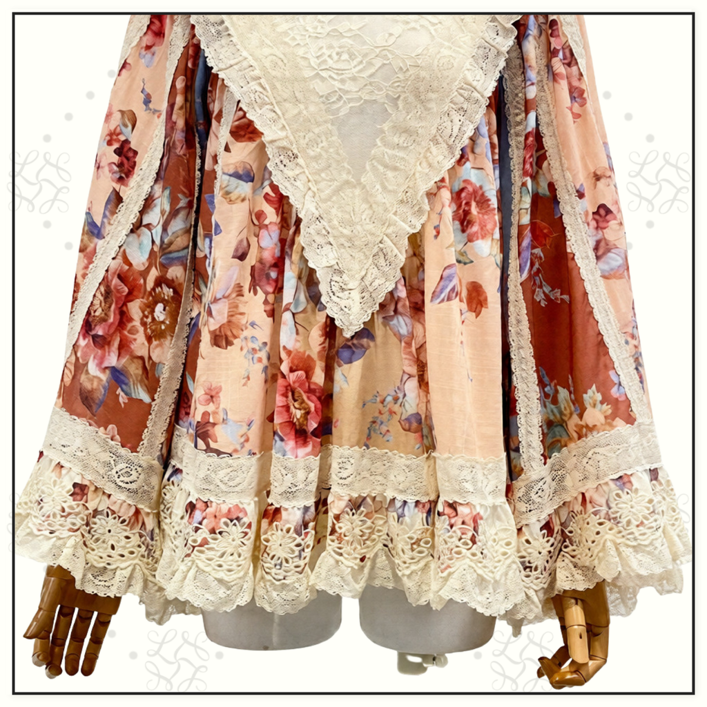 AWAKEN LACE TRIM BLOUSE