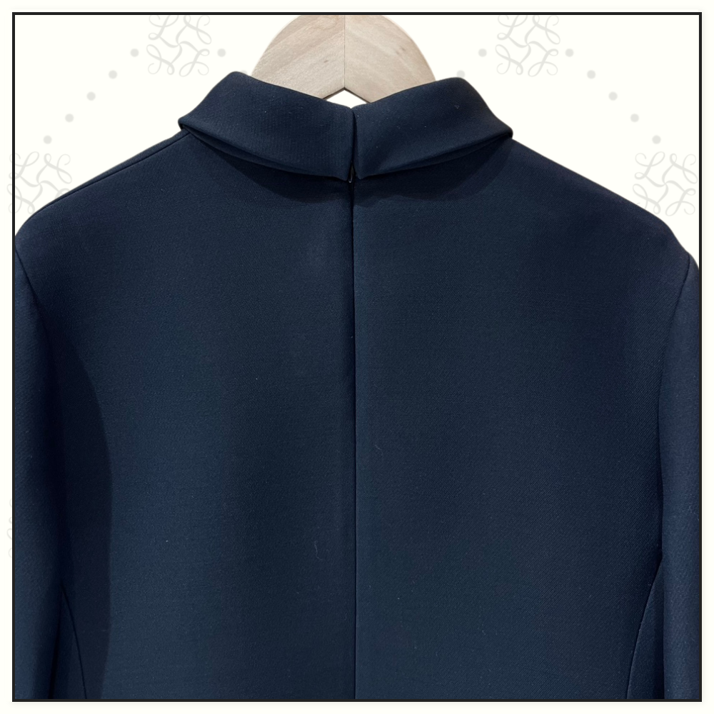 RUFFLE PLACKET DETAIL DRESS