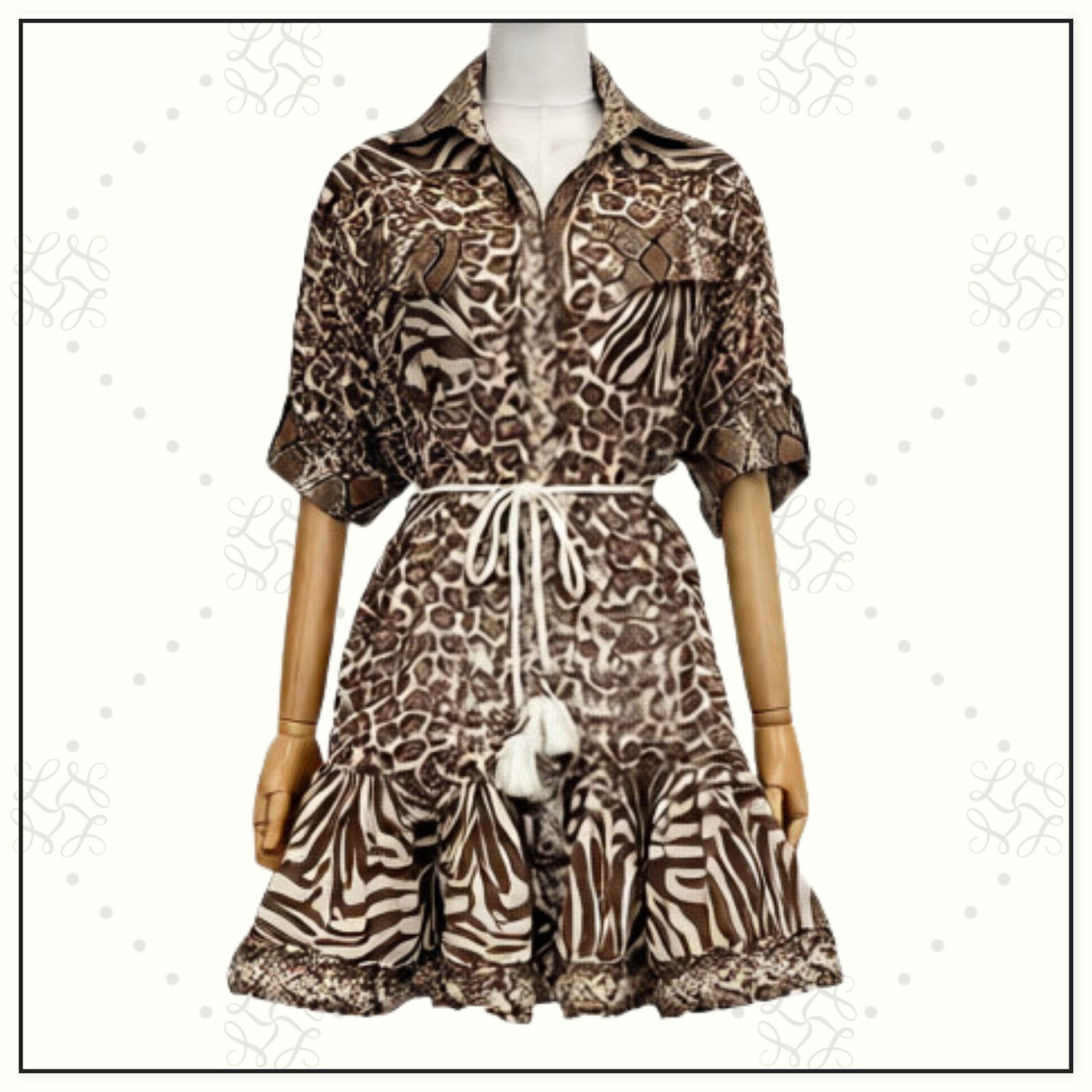 WANDERLUST LANTERN MINI DRESS