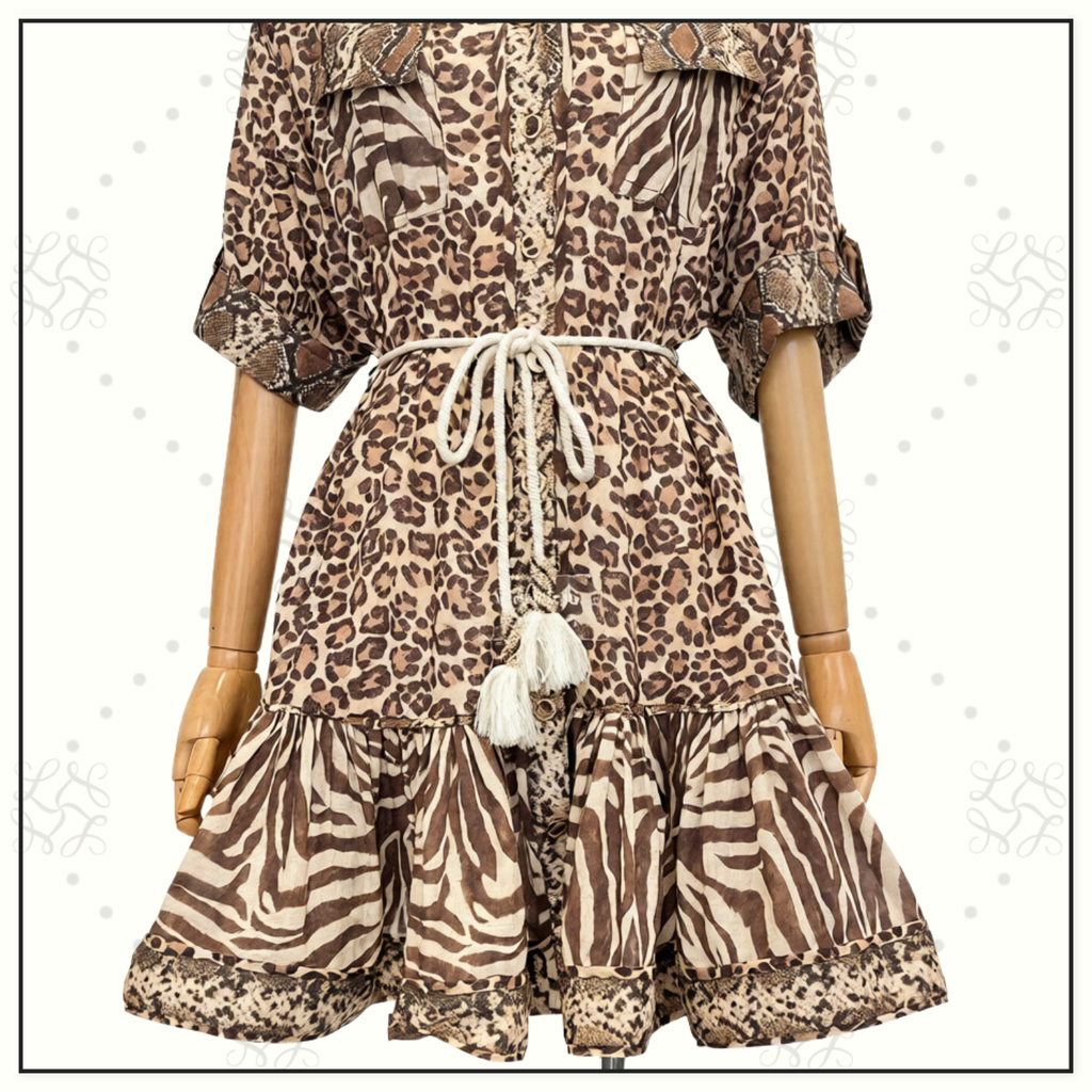 WANDERLUST LANTERN MINI DRESS