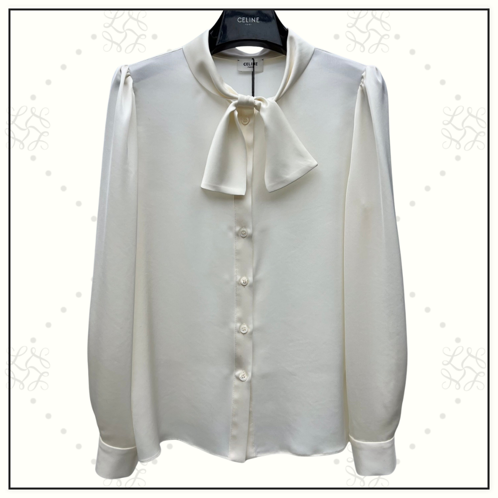 LAVALLIERE NECKTIE BLOUSE