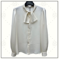 LAVALLIERE NECKTIE BLOUSE