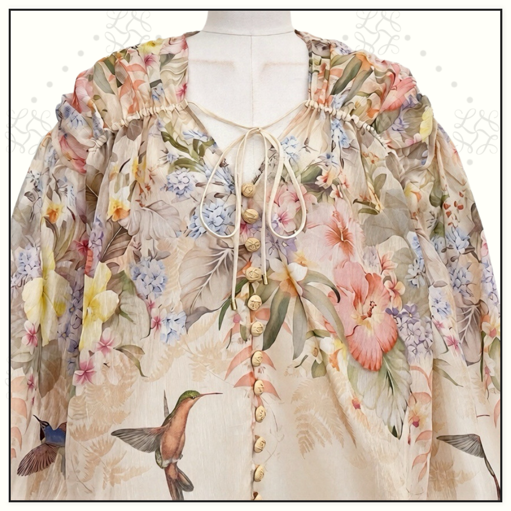 ILLUMINATE DRAWN BLOUSE & MAXI SKIRT