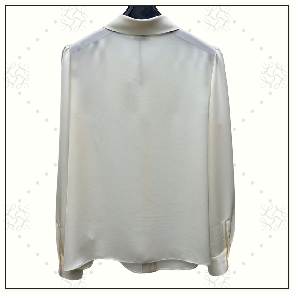 LAVALLIERE NECKTIE BLOUSE