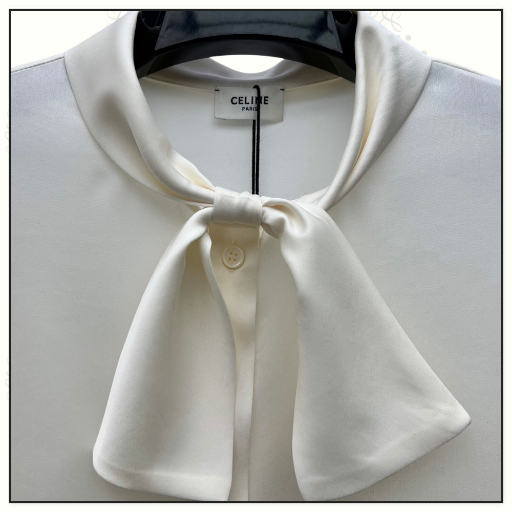 LAVALLIERE NECKTIE BLOUSE