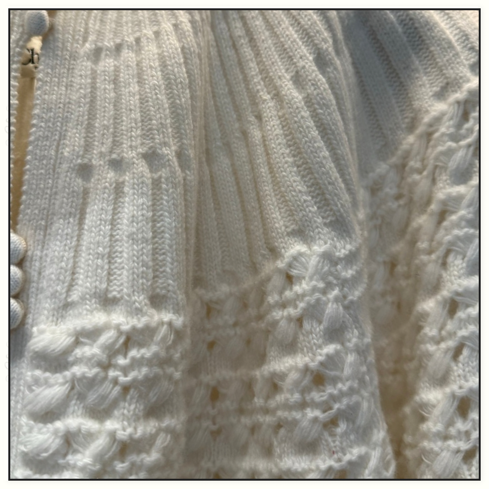 WOOL CASHMERE KNIT CARDIGAN