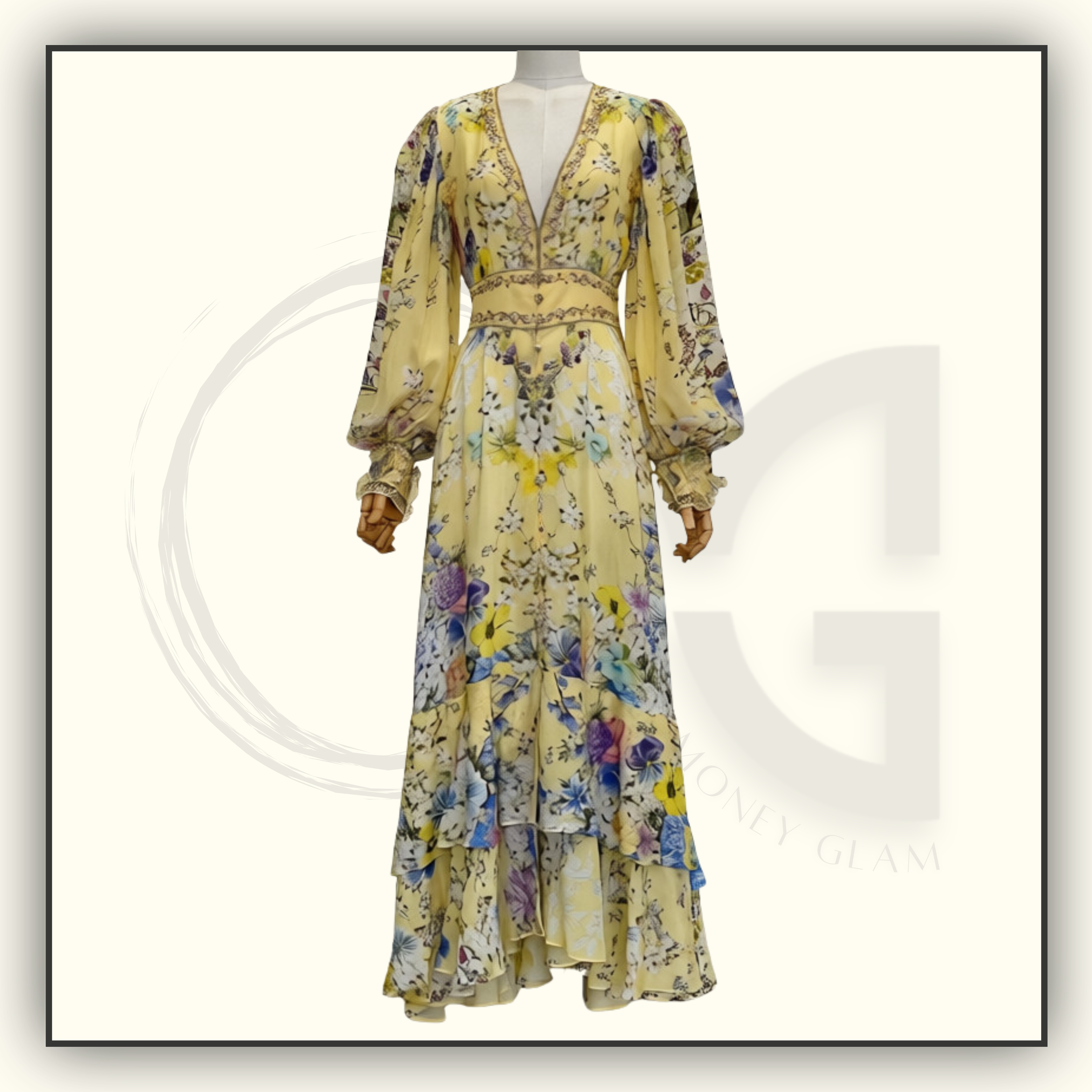 LONG BUTTON FRONT DRESS