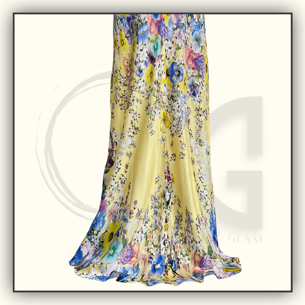 V NECK BIAS SLIP DRESS