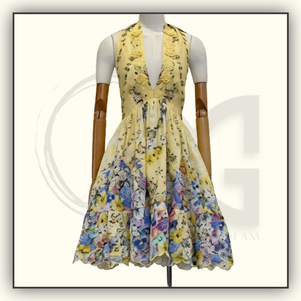 HALTER SHORT DRESS
