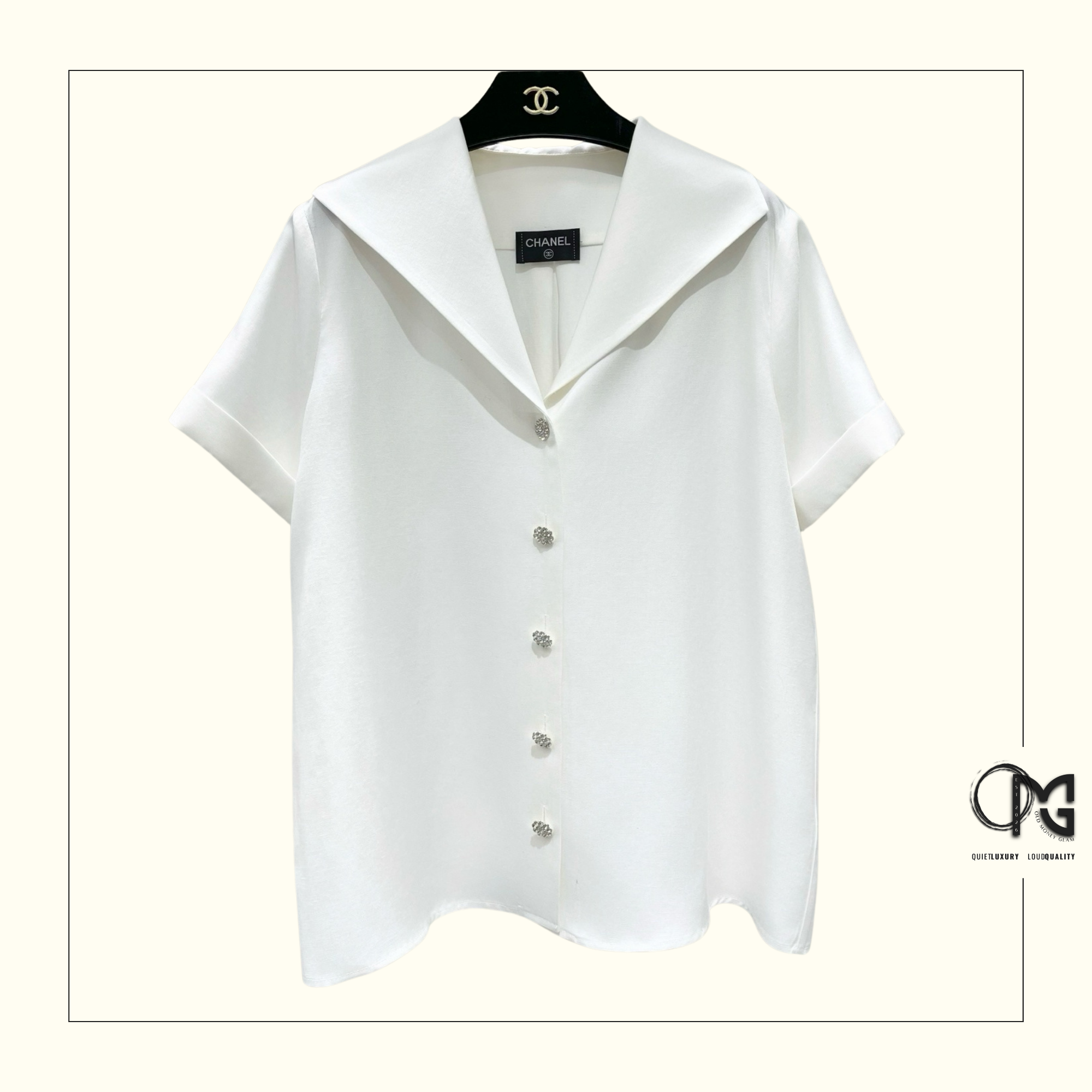 SILK SATIN SHORT SLEEVE SHIRT