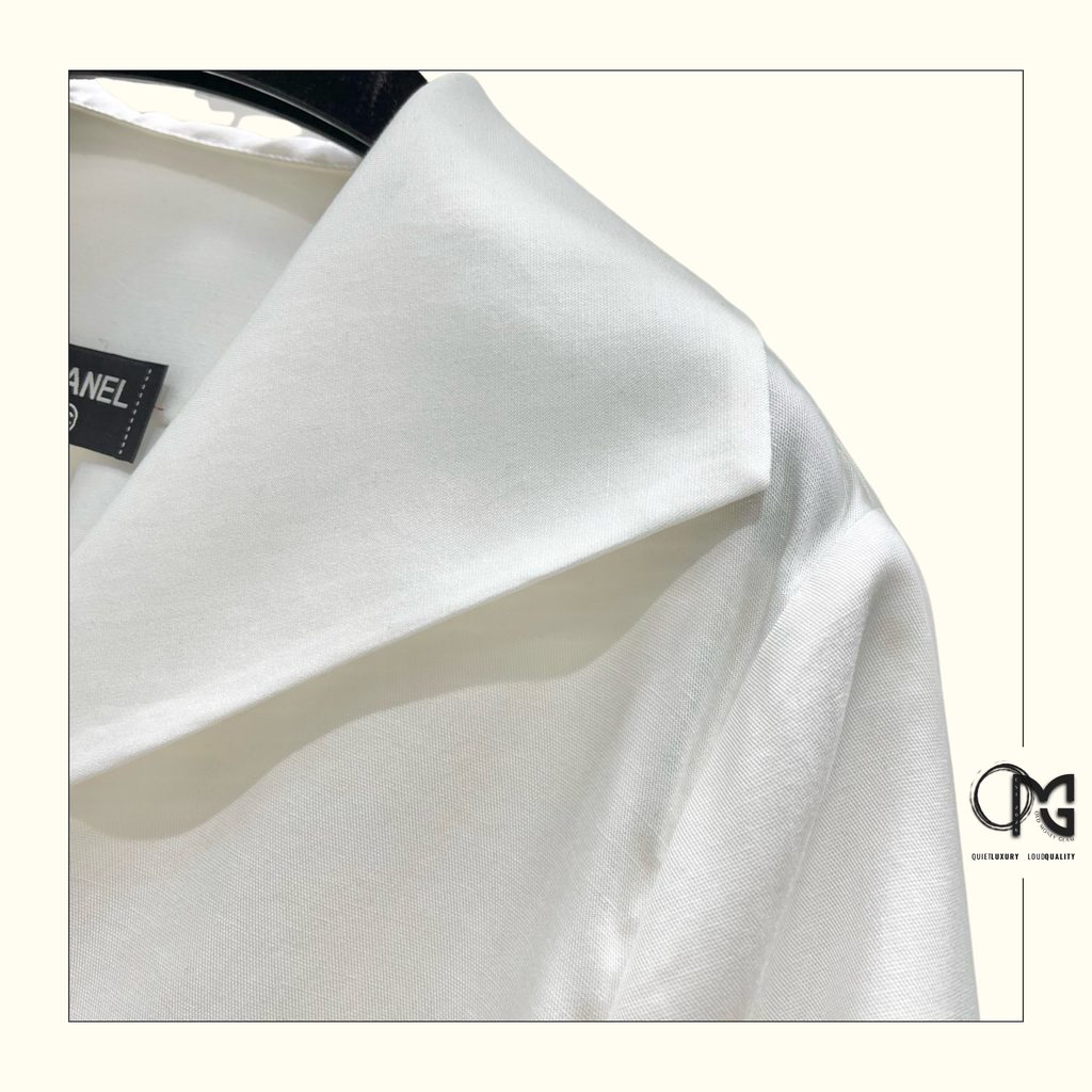 SILK SATIN SHORT SLEEVE SHIRT