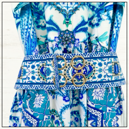 JERSEY TANK DRESS WITH CONTRAST SKIRT