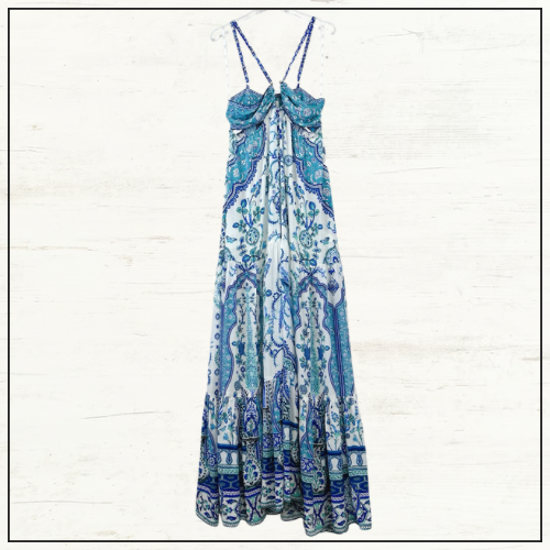 GATHERED CUT OUT DRESS