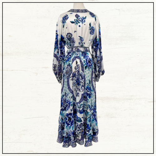 LONG BUTTON FRONT DRESS