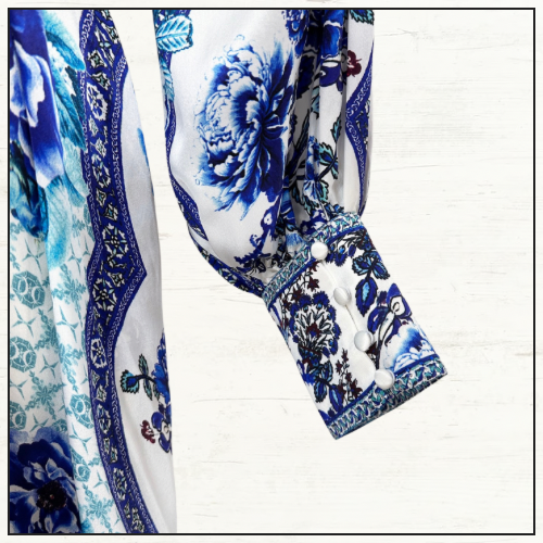 LONG BUTTON FRONT DRESS