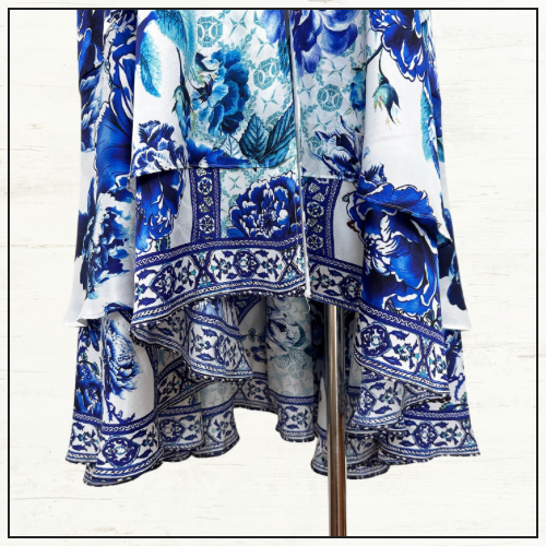 LONG BUTTON FRONT DRESS