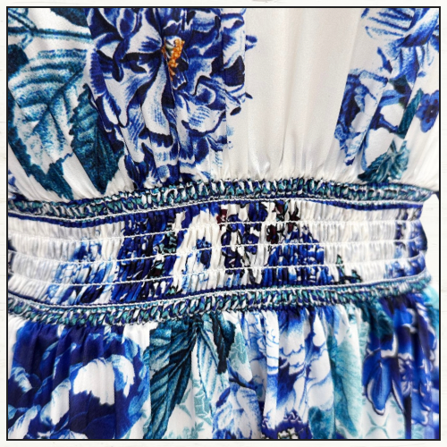 LONG BUTTON FRONT DRESS