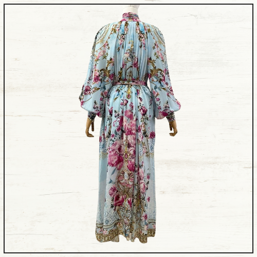 REGIAN SLEEVE MIDI SHIRT DRESS