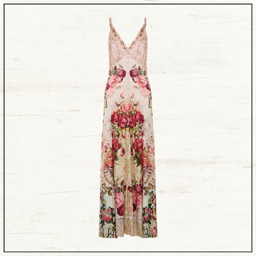 BUTTON FRONT STRAPPY DRESS