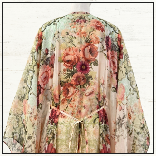 LONG KAFTAN WITH WAIST DETAIL