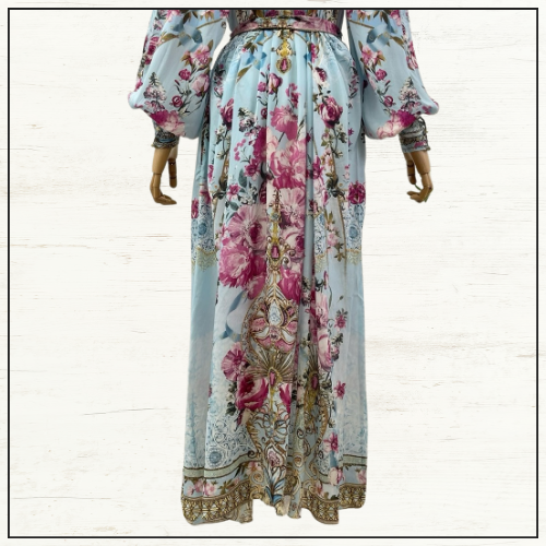 REGIAN SLEEVE MIDI SHIRT DRESS