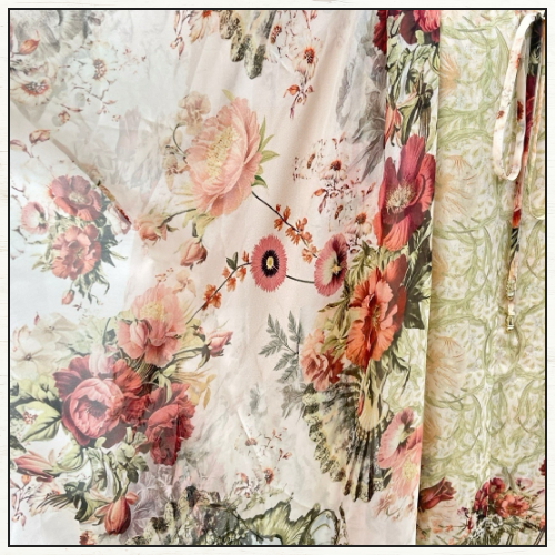 LONG KAFTAN WITH WAIST DETAIL