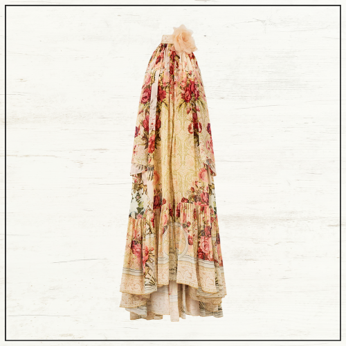 COLD SHOULDER LONG DRESS