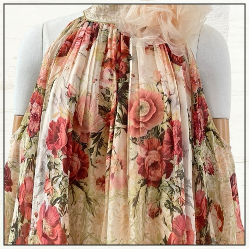 COLD SHOULDER LONG DRESS