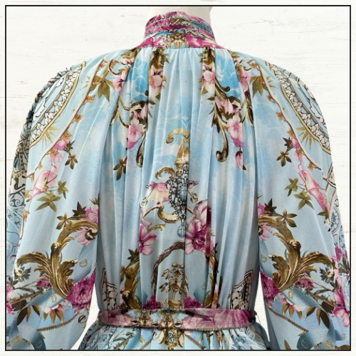 REGIAN SLEEVE MIDI SHIRT DRESS