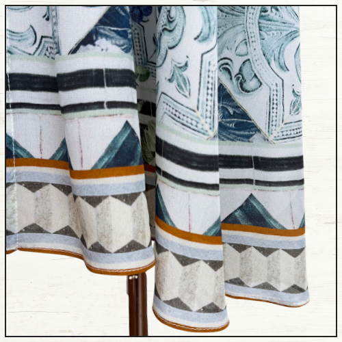 BUTTON DRESS WITH SHAPED WAISTBAND