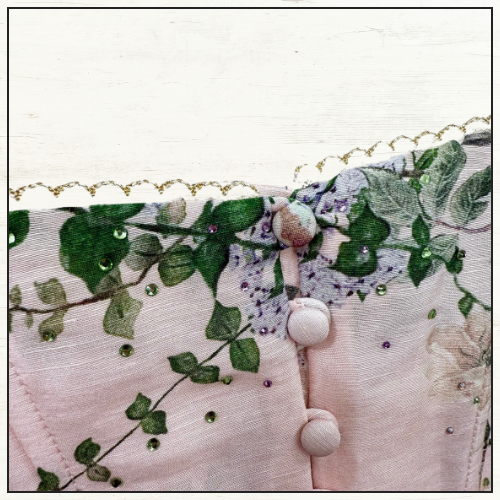 CORSET DRESS WITH LONG FLARED SKIRT