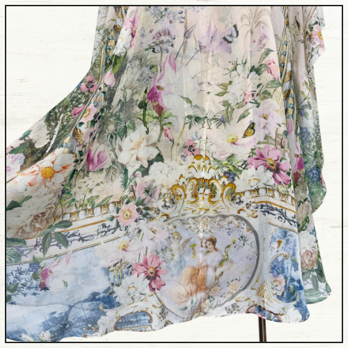 LONG KAFTAN WITH WAIST DETAIL