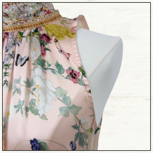 NECKIE DRESS WITH ELASTICATED WAIST