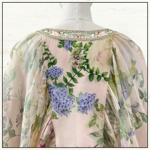 LACE UP FRONT BLOUSE & HEM FRILL SKIRT