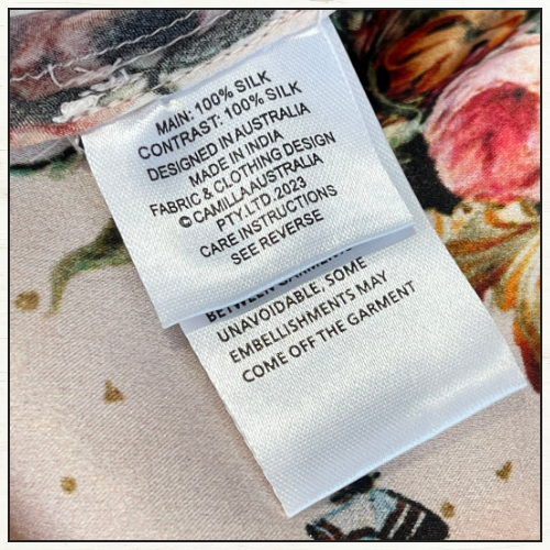 BIAS DRESS WITH MESH OVERLAY